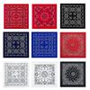 Unisex Turban Kopftuch Kopfbedeckung Quadratische Haartücher Kreatives Kopfwickeltuch Aufwendiges Blumenmuster Haarabdeckung Wickel
