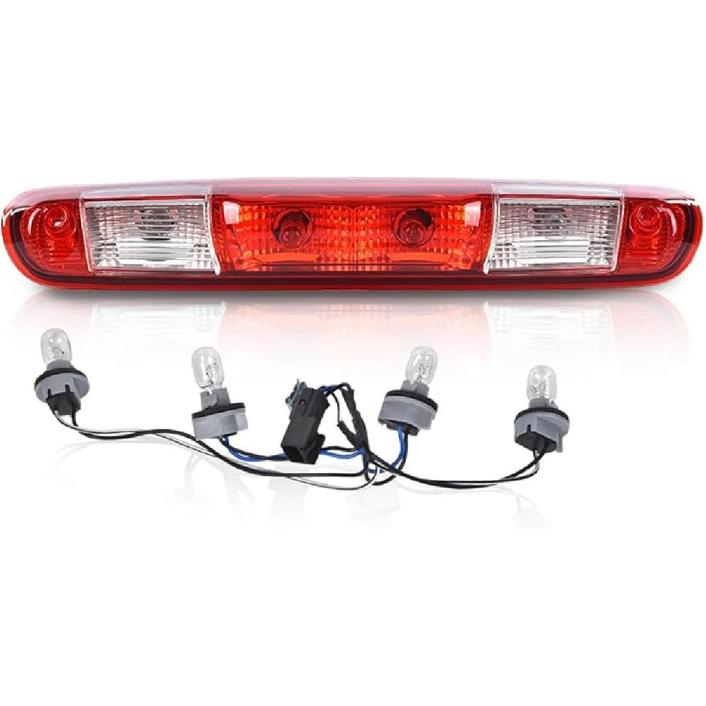 PIT66 3Rd Brake Light Compatible With 1999-2007 Chevy Silverado 1500 2500 3500 & HD Models /1999-2007 GMC Sierra 1500 2500 3500 & HD Models High