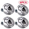 Non-locking Boat Hatch Latch Pull Stainless Steel Flush Boat marine Latche Round Fit For RV Yacht Camper Deck Hatch Door Cabinet