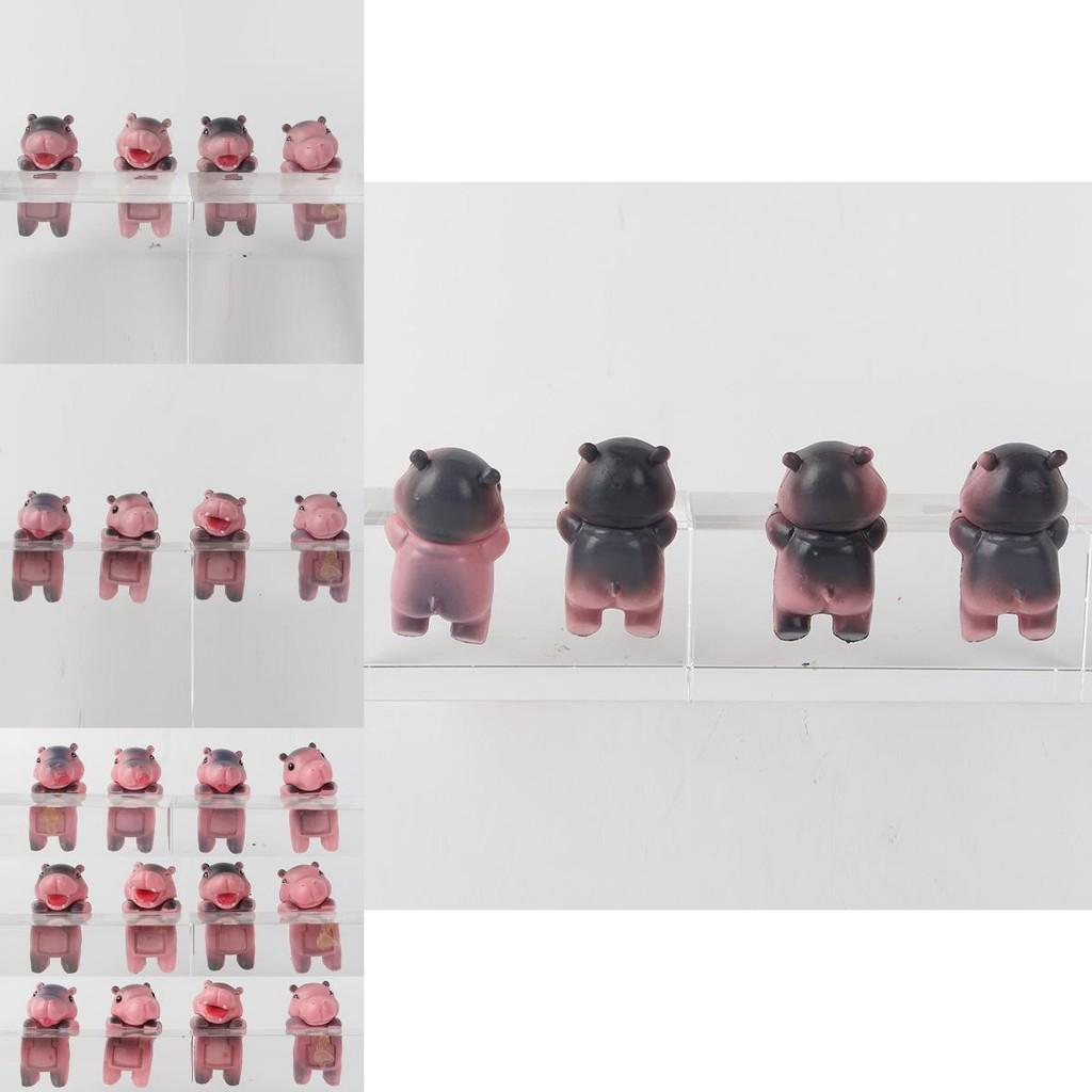 And Adorable Colorful Hippo Model Toy Blind Box Figurines For Cars Gifts And
