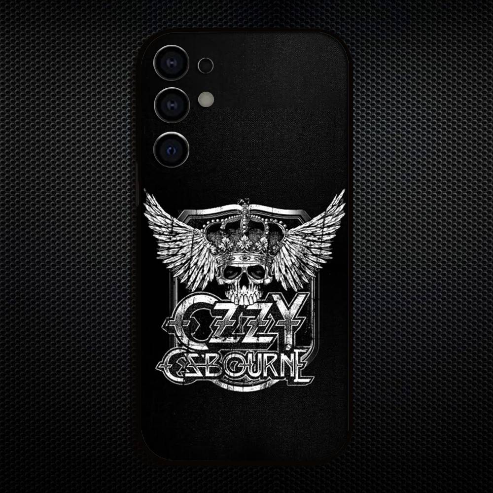 Custodia per Telefono Rock Singer O-Ozzy O-Osbourne Per Samsung S25,S24,S23,S22,S21,S20,Plus,Fe,Lite,Altri Copertura Morbida Nera