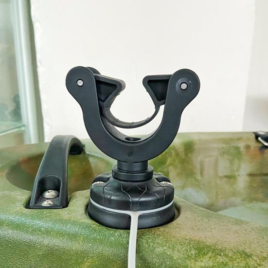 Kajakpaddelhalter, universell, robust, einfach zu installieren, schwarz, solide, Mini-Kanu, Boot, Paddelbrett, Clip-Halterung, Kajak-Zubehör