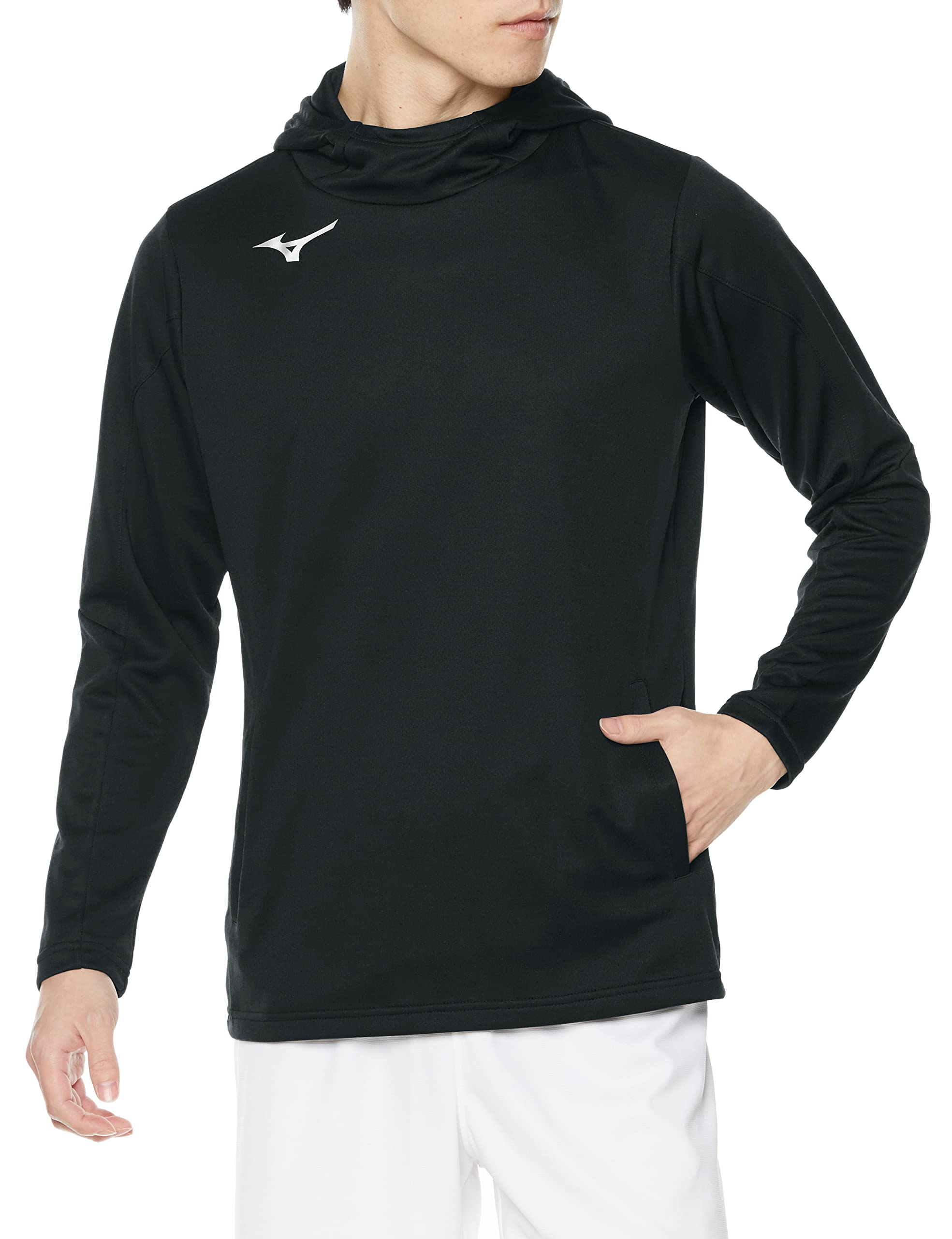 

Mizuno Training Wear Soft Knit Slim XL Hoodie, Fit, 32MCA119, Black, чёрный