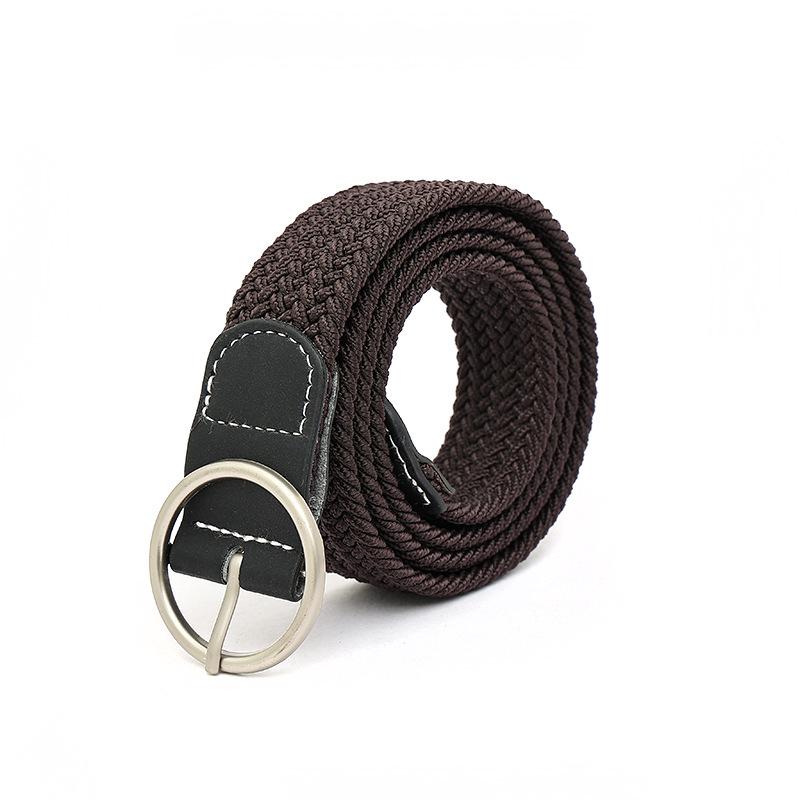 Unisex Elastic Canvas Belt for Students & Young Adults