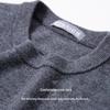 Hodo Men's 100% Pure Wool Lightweight Round Neck Sweater