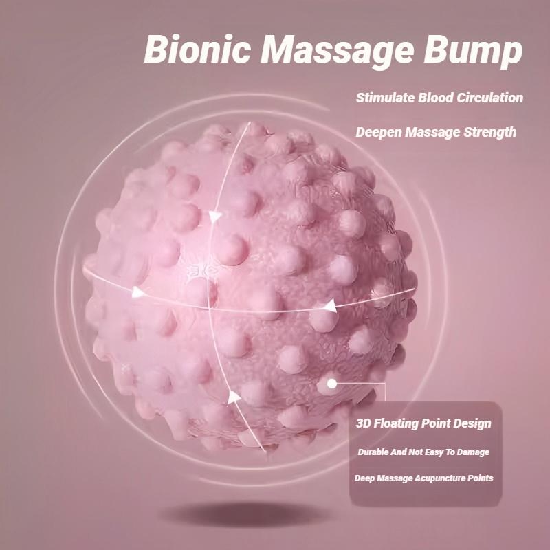 Tpr Fascia Ball Raised Point Massage Ball For Yoga Waist Back Foot Neck Muscle Relaxation And Posture Correction