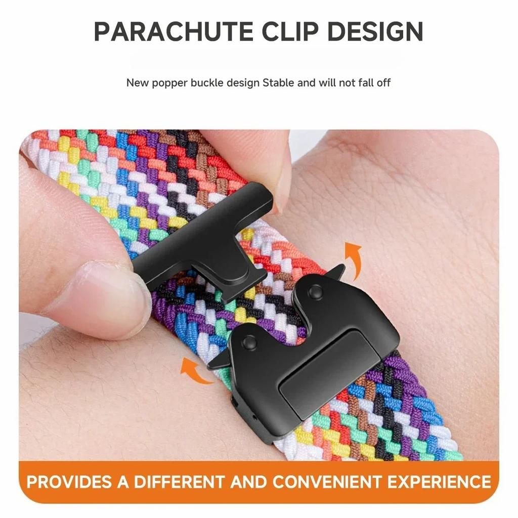 For Huami Amazfit T-Rex 2 Nylon Watch Band Braided Replacement Strap