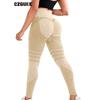 CZGUKE Women's Seamless Knitted Tight Pants with High Elasticity High Waist Fitness Training Fast Drying Breathable yoga Pants