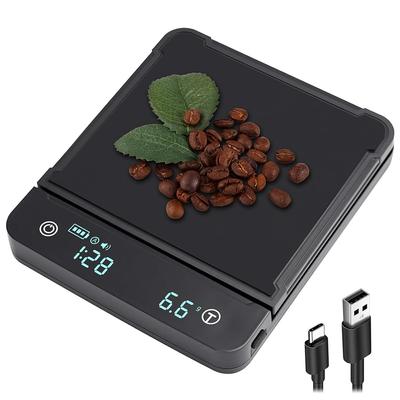 Kitchen Accessories with Timer for Food Balance Weighing 3kg 0.1g Electronic Coffee Scale Kitchen Scales Digital LCD