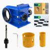 Ball Lock Hole Opener Door Lock Installation Kit C-Clamp Design For Metal or Wood Doors 2 Adjustable Bushings Easy Installation