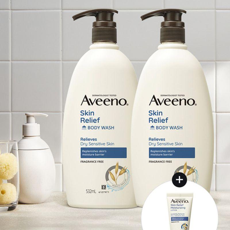 

(Aveeno Skin Relief Body Wash 532mLx2 Skin Relief Body Wash 532mLx2