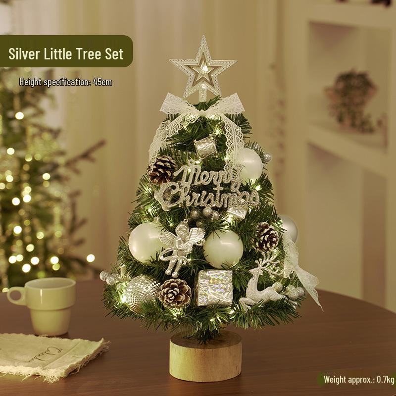 Mini Encrypted PVC Christmas Tree with Lights - DIY Kit