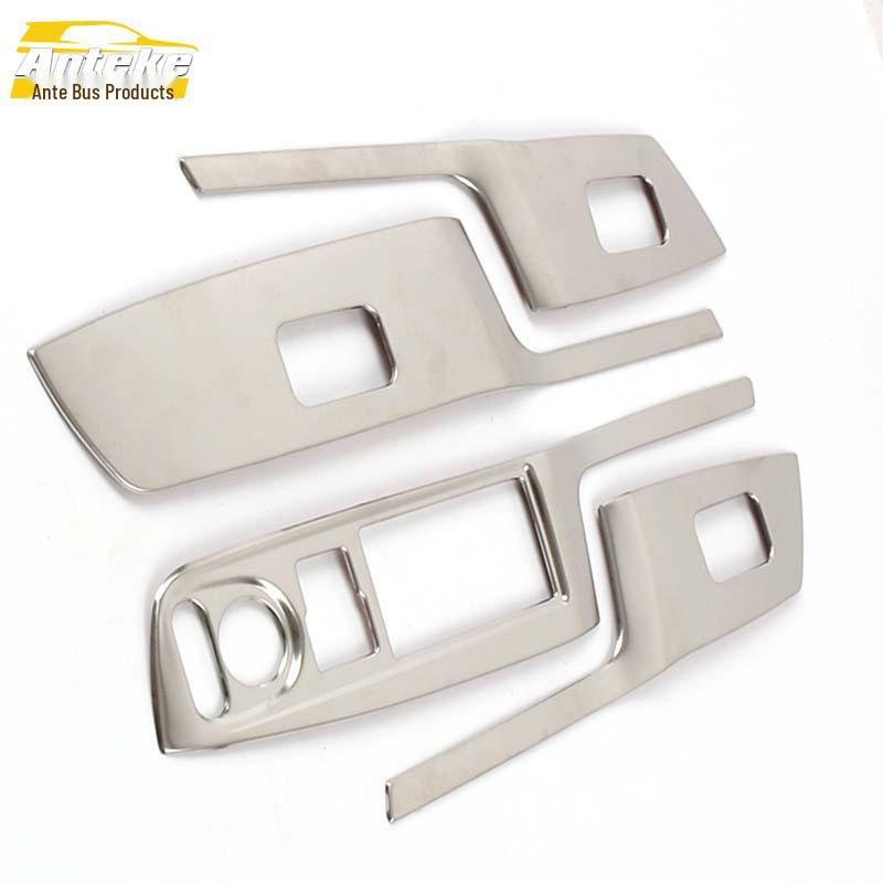 

Jade Glass Lift Decorative Frame & Window Armrest Switch Button Patch - Car Accessories