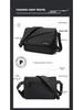 Men's Minimalist Water-Repellent Crossbody Bag - Fashionable, Large-Capacity Shoulder Messenger for Business