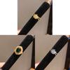 Geometric Zircon Flower Oval Fashion Open Ring For Women