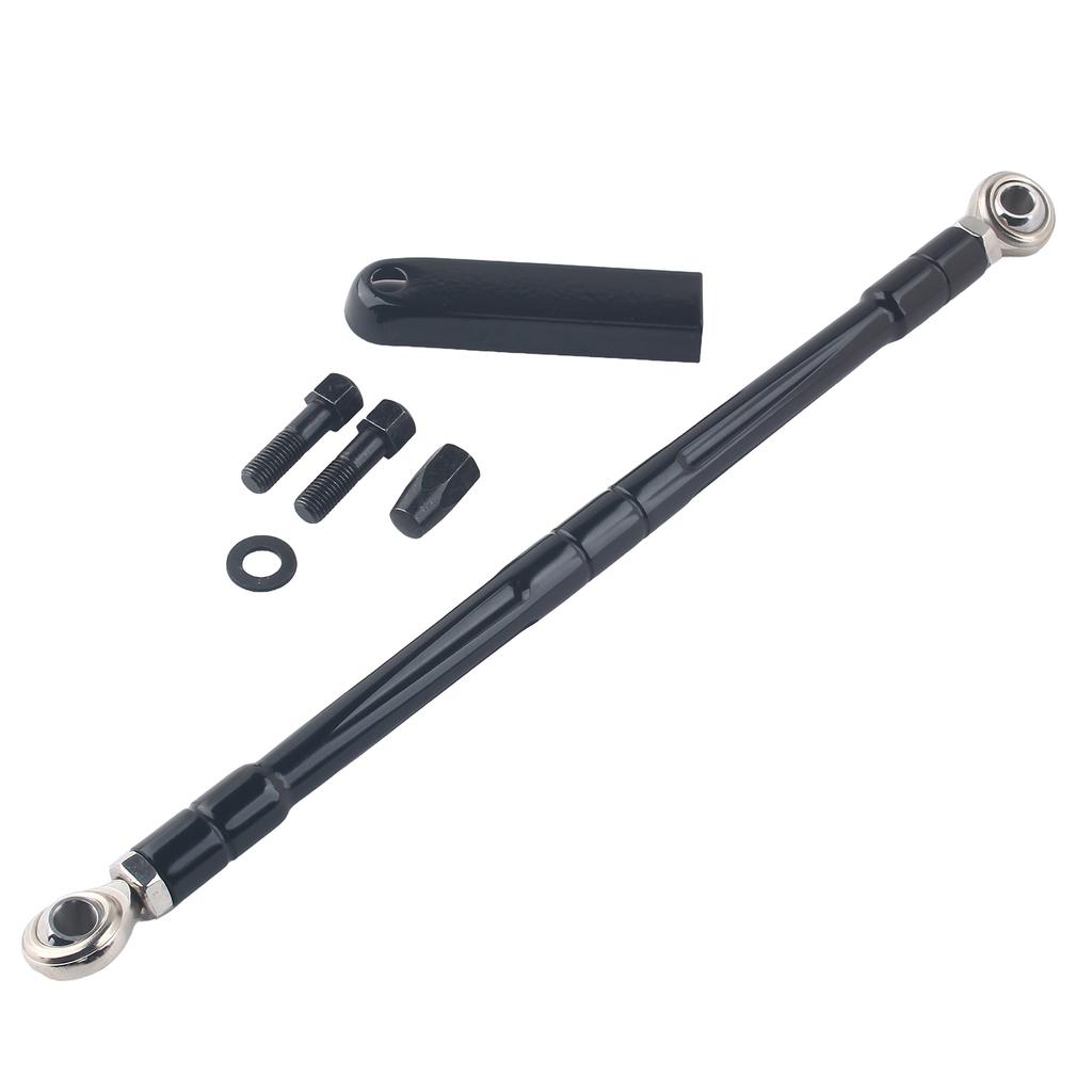 Motorcycle CNC CUT Shift Linkage Shifter Link Round Rod For Harley Softail Fat Boy Breakout Touring Street Electra Road Glide