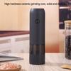 1 conjunto de 35g moedor elétrico USB recarregável ajustável grosseria recarregável moedor de sal e pimenta elétrico utensílio de cozinha