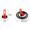 10pcs/lot Fishing Rod Pole Hook Keeper - Securely Silicone Ring Iso Hold Bait Lures and Jigs for Safe and Easy Fishing