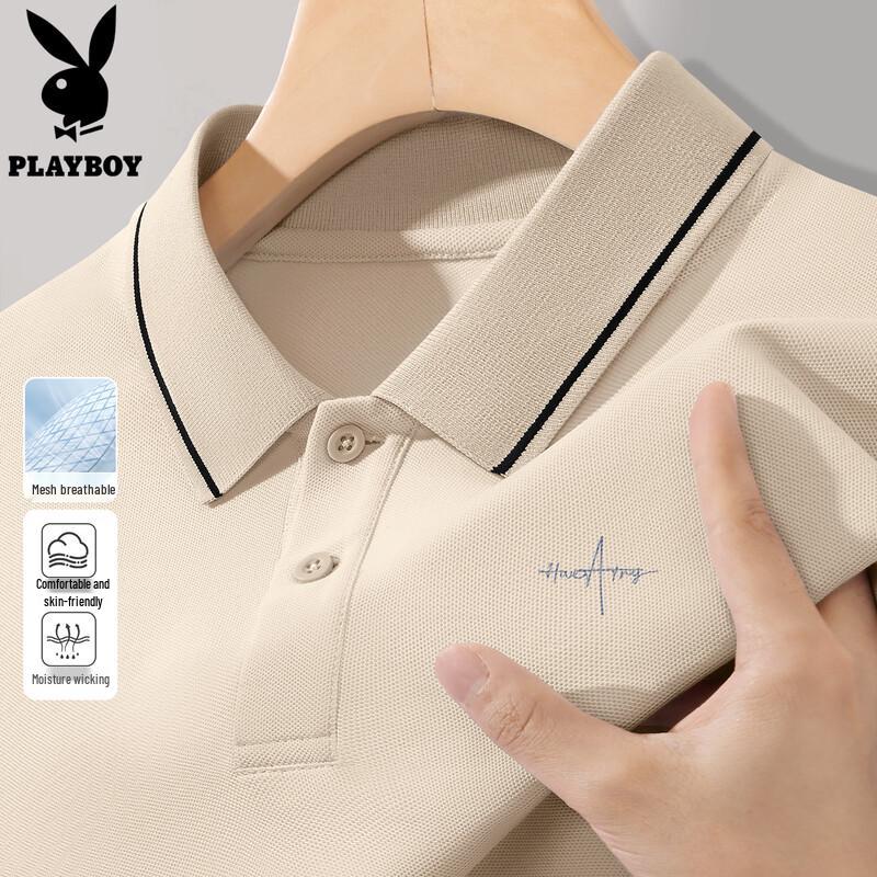 PLAYBOY Men s Short Sleeve Polo Shirt 2XL