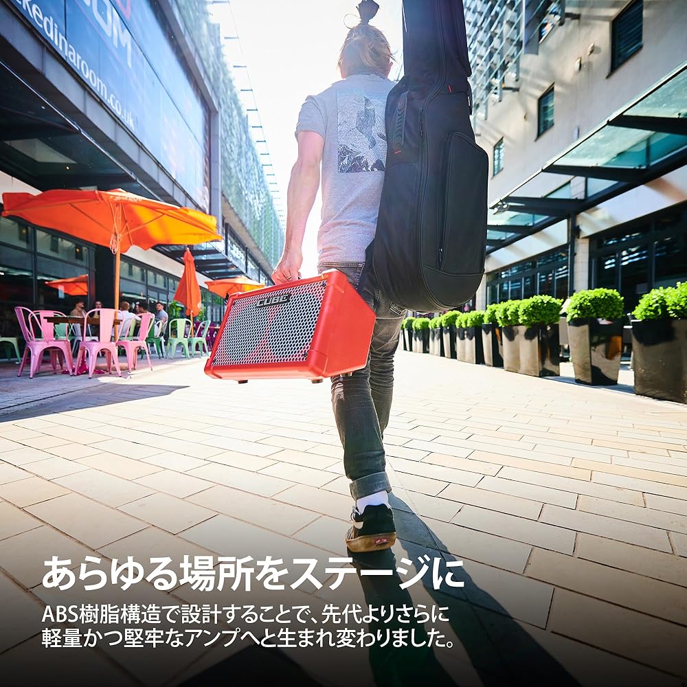 BOSS BOSS Stereo Amplifier CUBE Street II CUBE-ST2 BK Battery Powered Lightweight Design Maximum ...