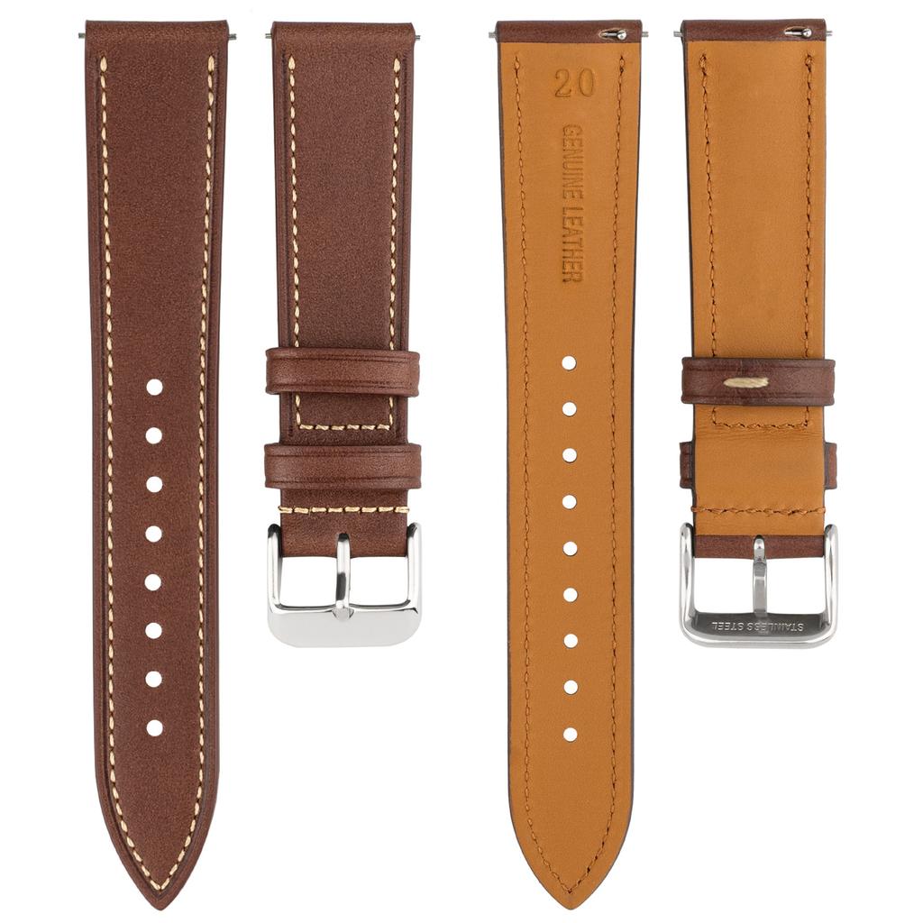 Leather Wristband 18202122Mm Oil Wax Leather Strap For Uawatc4 Pro Gt45