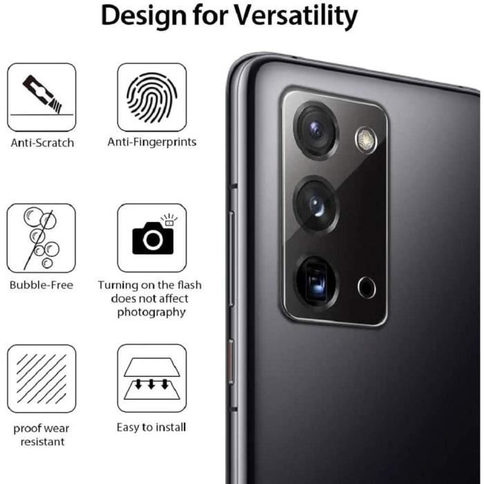 Verre trempé - LittleMonkey - Samsung Galaxy Note 20 - 3 pièces - Ultra-mince - Anti-rayure - Transparent