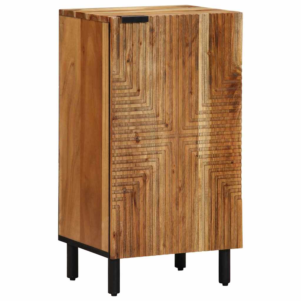 Sideboard with Shelf Brown 40 X 33.5 X 75 Cm Solid Mango Wood