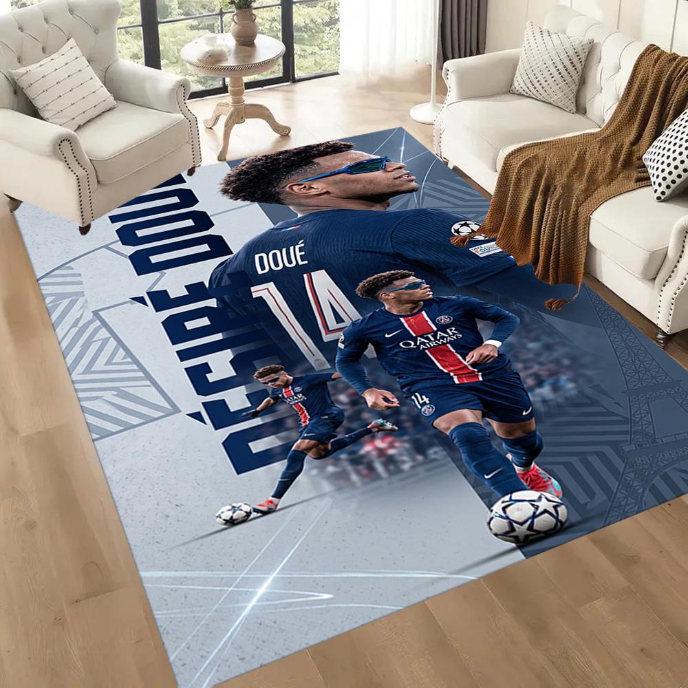 Mbappe 40 Carpet Suitable for Bedrooms Entryway Dining Room Playrooms Anti-slip Rug Office home decor Gift for Festivals