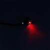 High Performances LED Motorcycle Turn Signal Lights Round Design Metal Body Enhanced Night Visibility Quick Mount