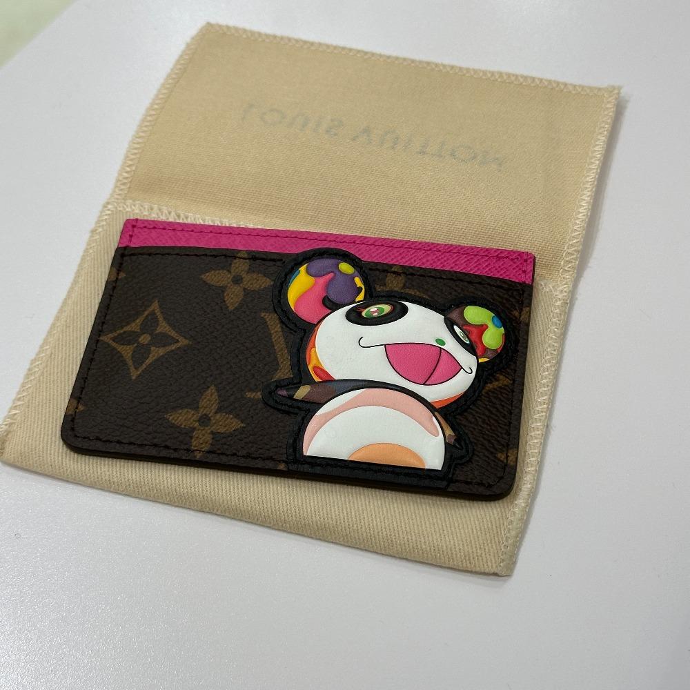 Louis Vuitton M13439 LV × TM Porte Cult-Simple Murakami Takashi Panda Card Case