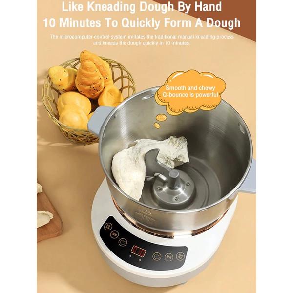 Impastatrice 6.5L Automatica Elettrica Domestica Macchina per Impastare Miscelatore per Farina Per Cottura Macchina da Chef