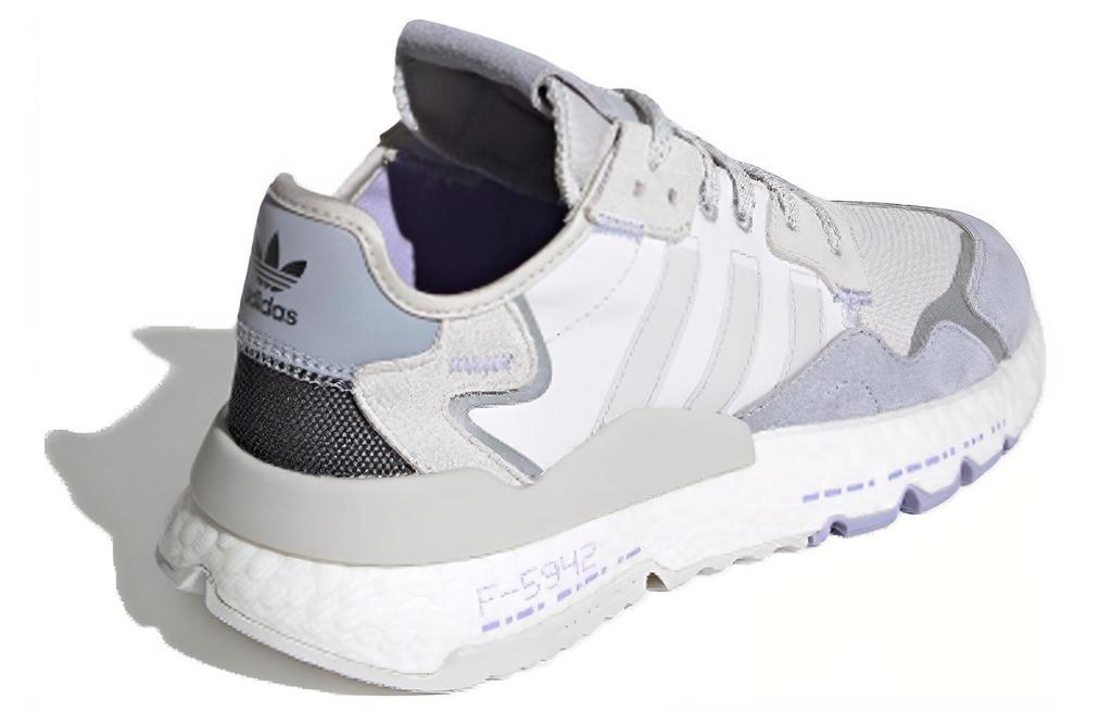 Women's Sneakers Adidas Originals Nite Jogger 'Gray White Light Purple' Women's