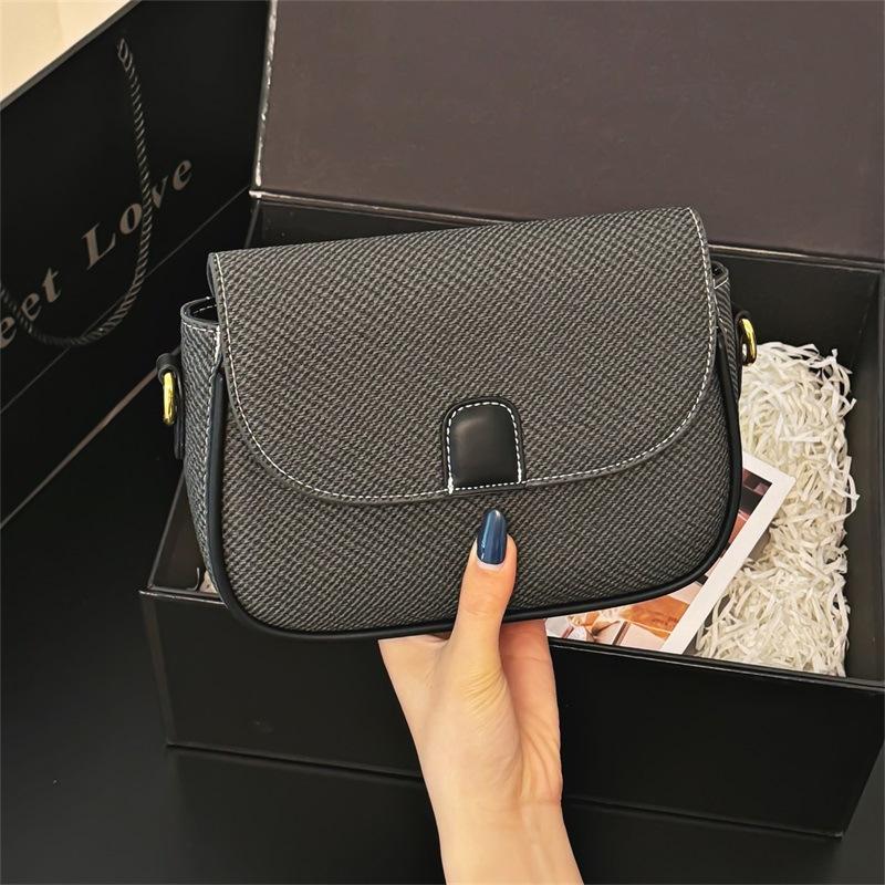 Small Fresh Square Women's Bags - Commuter Multifunctional Shoulder Crossbody Bag Soft and Durable Large Capacity Fashionable Hundred