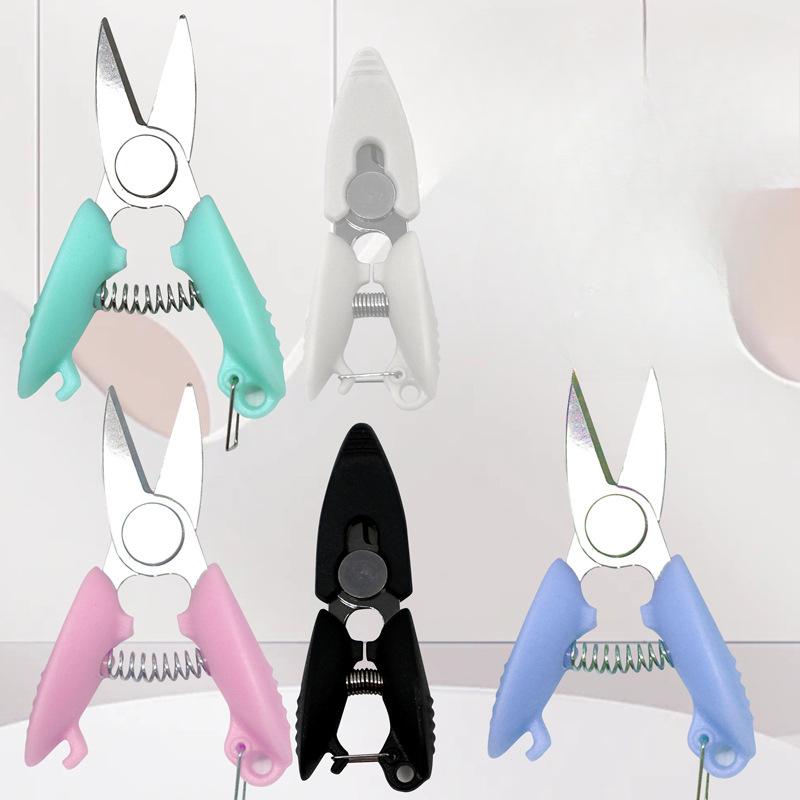 1PC Office Scissors Ultra-small Mini Hanging Thread Scissors Head Thorn Cross Stitch Pocket Scissors Handmade Scissors