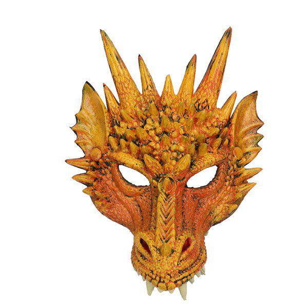 Halloween Cosplay Maskerad Ansiktsmask 4D Drakmask Cosplay Kostym Jul Karneval Festtillbehör