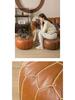 Moroccan Style Oil Wax Leather Floor Stool & Tatami Futon Seat Cushion