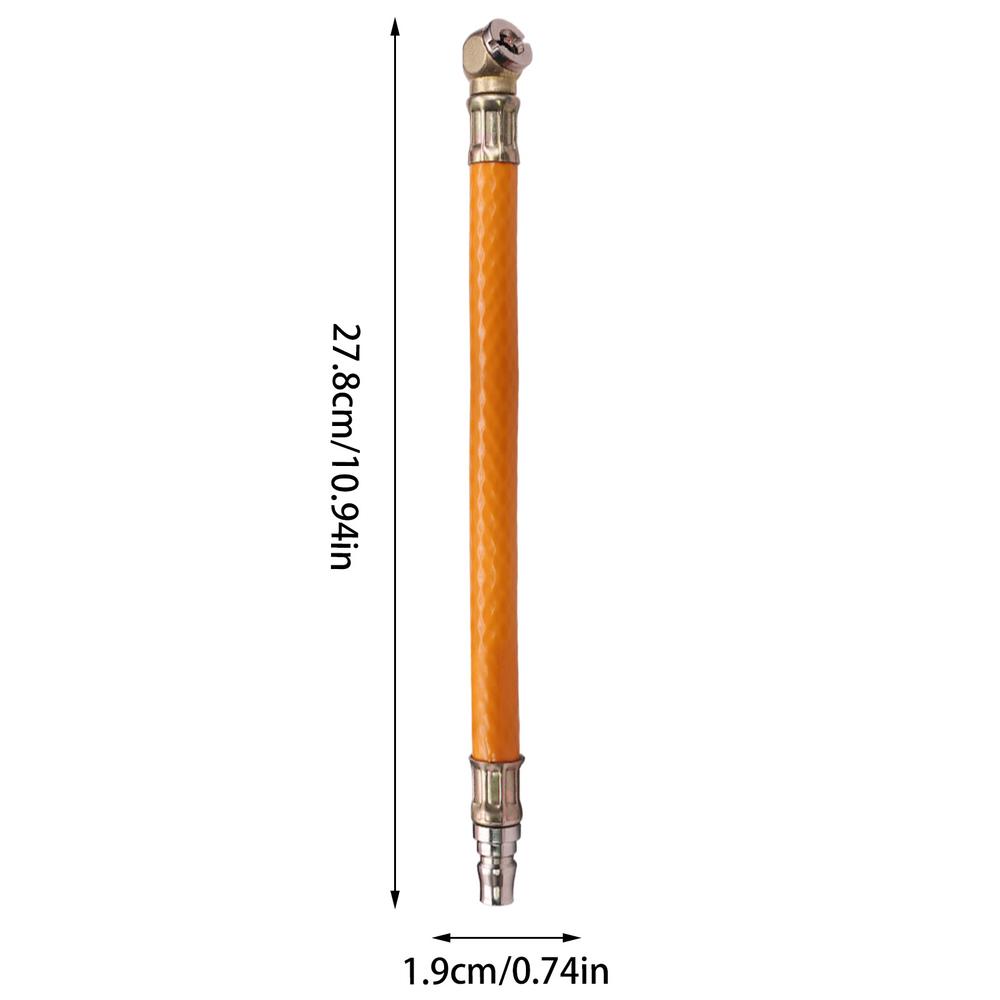 

Tire Inflator Hose Adapter Single-end Wheel Air Pump Hose Car Tire Inflator Adapter For Car Motorcycle Truck Bike Sedan Travel