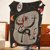 Artist J-Joan M-Miro Throw Flannel Throw Blanket, Lightweight Cozy, Durable Washable Cute Cool