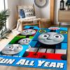 Thomas Train Birthday Party Carpet Design for Hallway Dormitory Game Room Balcony Antislip Carpet Anime Office Decor