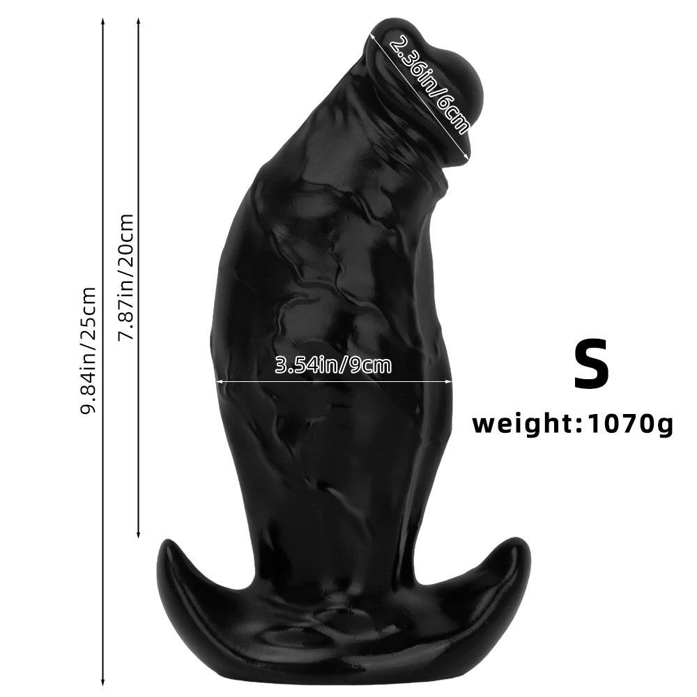 Duże Miękkie Dildo PVC Fisting Smocza Głowa Korek do Pupy Masturbator Dilator Analny Zabawka Seksualna dla Dorosłych Duży Dildo Strap-on Penis