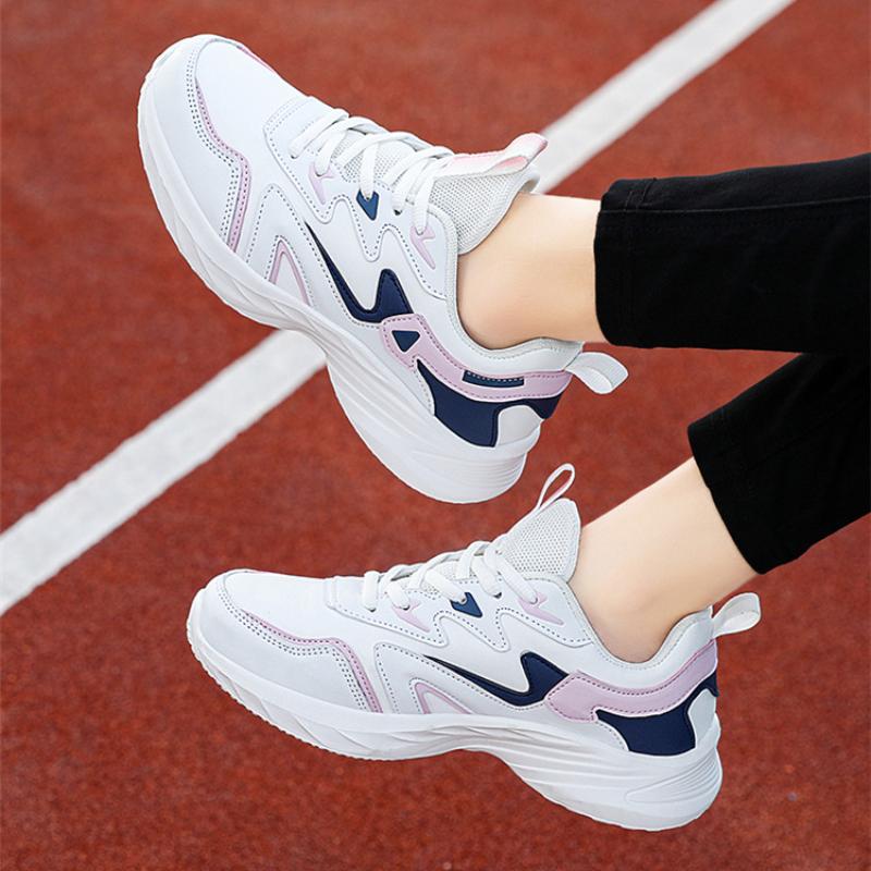 Simple Sports Shoes for Women's 2026 Autumn Waterproof and Breathable Running Shoes for Women's Lightweight and Non Slip Sneaker