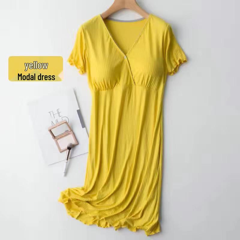 Maternity Nursing Dress - Summer/Autumn Fashion for Pregnant and Postpartum Women