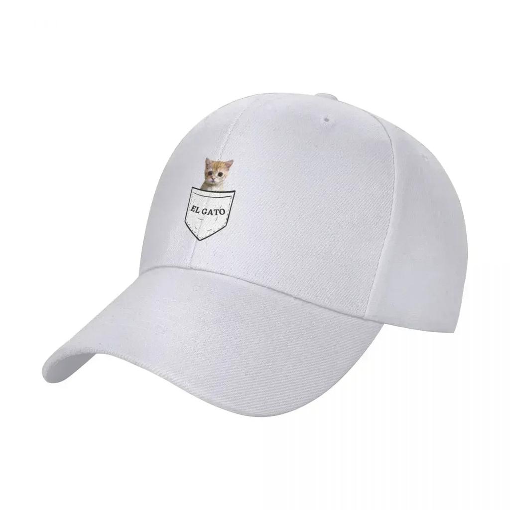 El Gato Baseball Cap Mountaineering Golf Cap Snapback Cap Golf Wear Men Womens