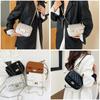 Women's Fashion Grid Shoulder Bag Chain Bag Street Trend Small Square Bag