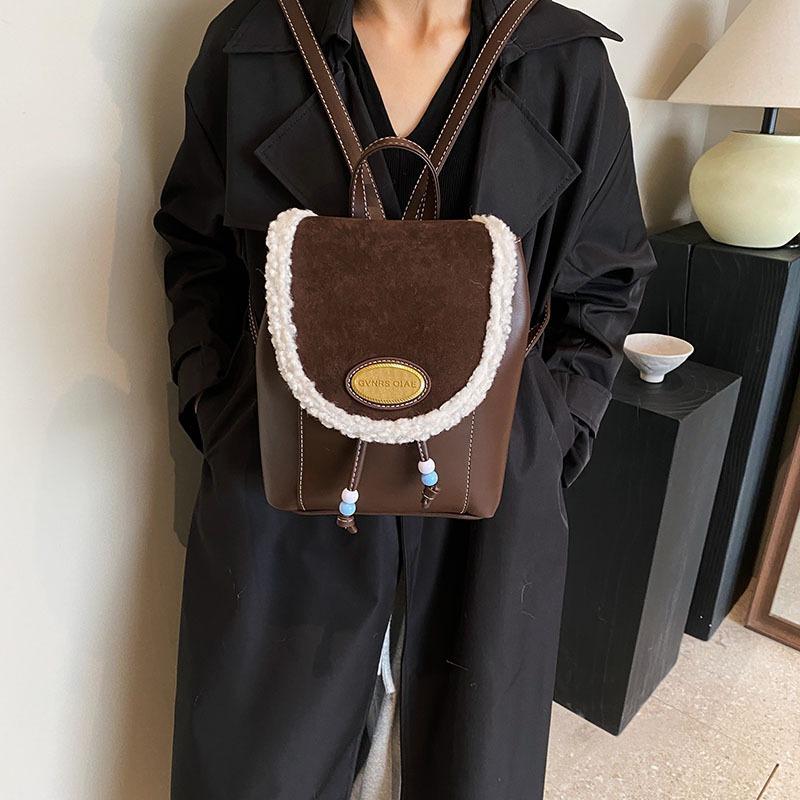 Rucksack von hohem Wert Herbst und Winter neu retro mattes PU kleiner Rucksack Modehandtasche