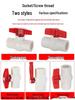 PVC Ball Valve Set: 4-Point and 6-Point Water Supply Valves for DN25, 32, 40, 50 Pipes