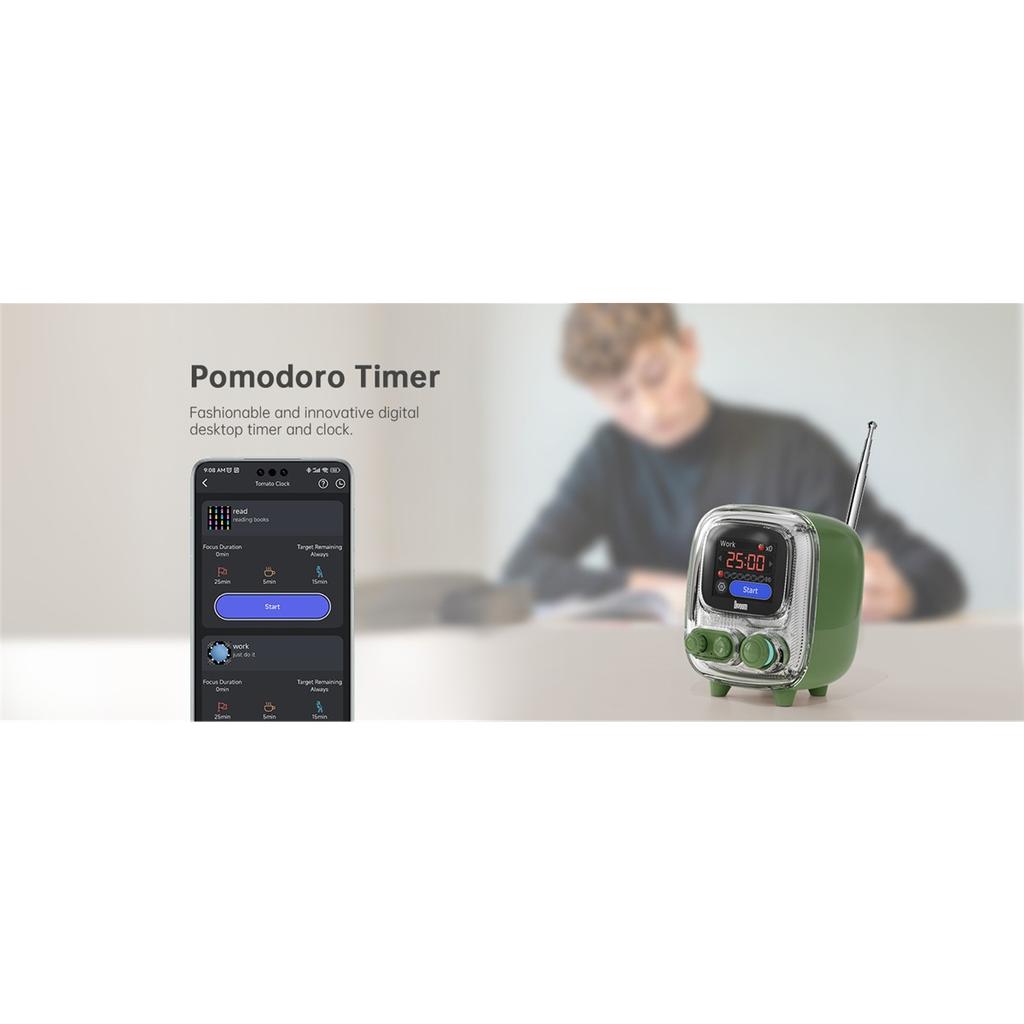 Divoom T-tiivoo-2 Mini Retro Bluetooth Portable Radios AM FM Vintage Sleep Aid Bluetooth Speaker High Quality Subwoofer