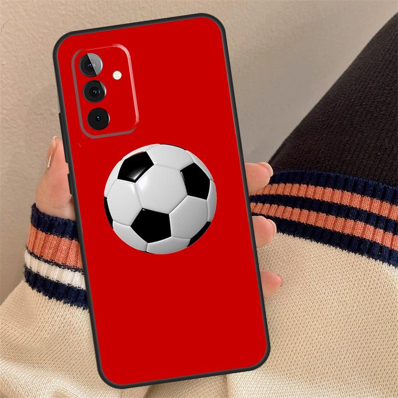 

Football Soccer Ball Case For Samsung Galaxy A54 A34 A24 A14 A12 A22 A32 A52 A51 A71 A13 A23 A33 A53 A73 Cover Samsung A52S 5G