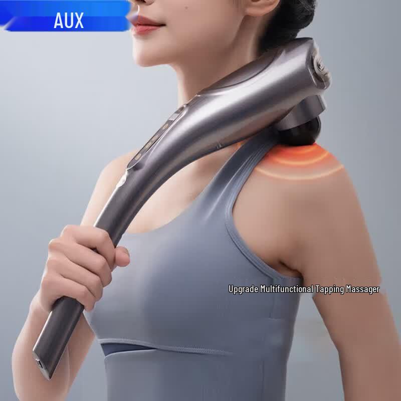 AUX Wireless Neck Massager with LCD & 15 Intensity Levels CN plug (adapter included)