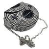 Silver Metal Beaded Ethnic Purse Girls Bridal Bag Cross Body Bag for women/Girl Party Clutch Metal Clutches Vintage Brassc